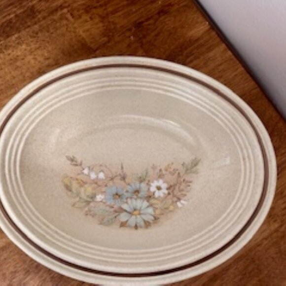 Royal Doulton Harvest Serving Bowl – Vintage Lambethware Floral Stoneware Made i - Picture 4 of 5